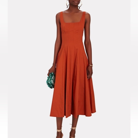 STAUD Dresses & Skirts - Staud Wells Dress in Cayenne Size 0